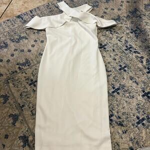 White fitted Rachel Roy dress size XS